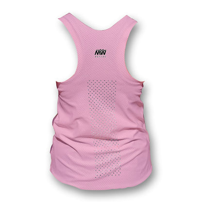 Pastel Brush Strokes - Ladies Seamless Performance Running Vest (3759)