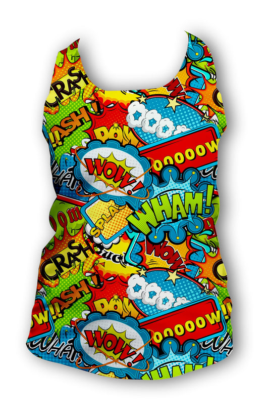Boom Bang Wham - Ladies Seamless Performance Running Vest (3688)