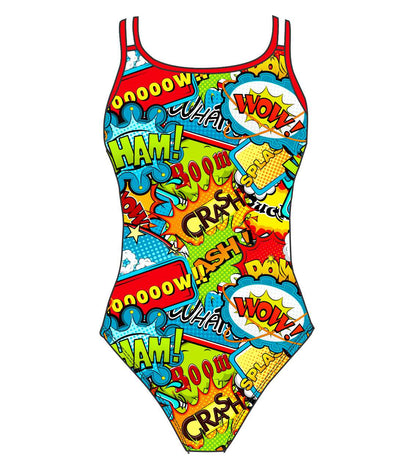 Female fastback swimsuit - BOOM BANG WHAM (3688)