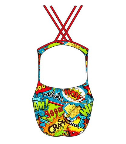 Female fastback swimsuit - BOOM BANG WHAM (3688)
