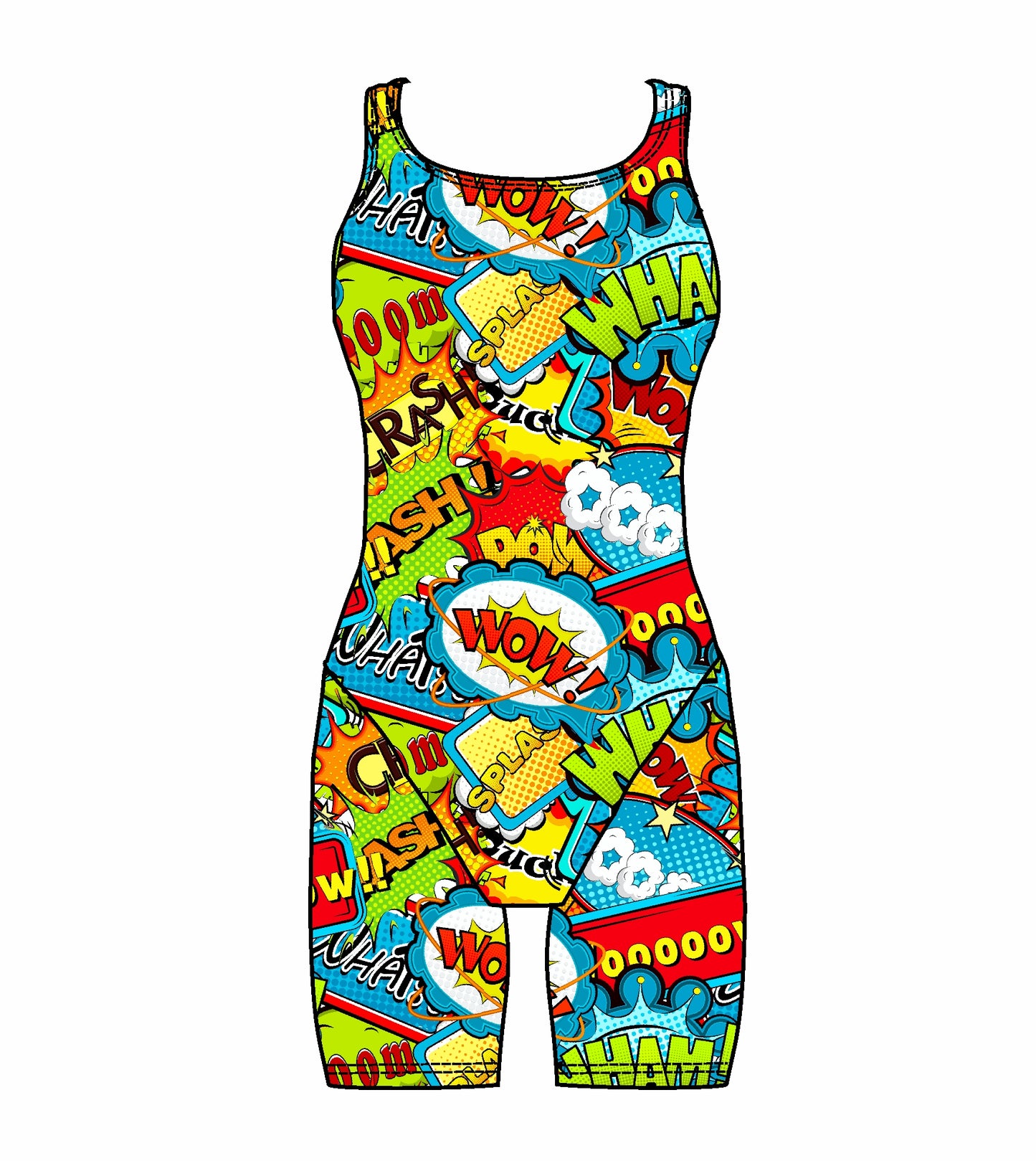 Female kneeskin swimsuit - Boom Bang Wham