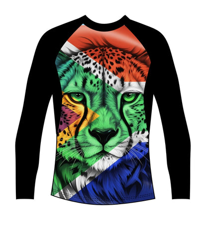 RashVest - South African Flag Cheetah (3852)