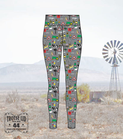 44 KLUB GREY Athleisure Tights