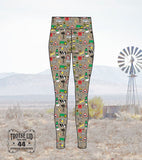 44 KLUB KHAKI Athleisure Tights