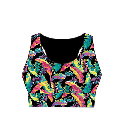 FLASHY FOLIAGE Active Crop Top (3632)
