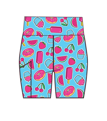 Strawberry Shortcake Female Active Short Length Tights (3761)