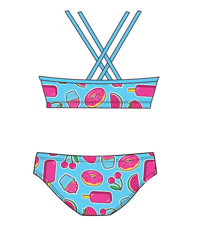 Female 2 piece training bikini  -  Strawberry Shortcake (3761)