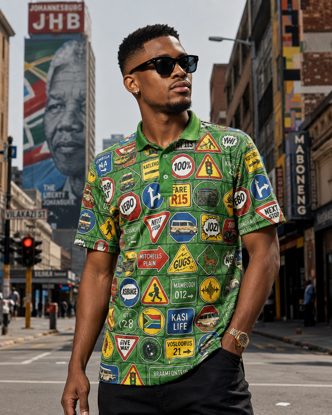 Men's Golf Shirt – On The Road