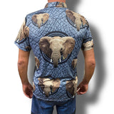 ELEPHANT indlovu UTHOZULU Printed Golf Shirt