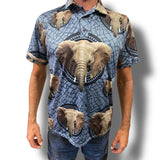 ELEPHANT indlovu UTHOZULU Printed Golf Shirt