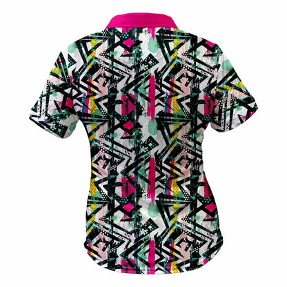 Ladies Golf Shirt – Ethnic Flash