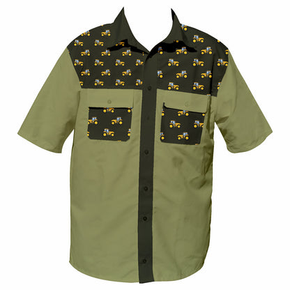 Tractor 44 Klub  - Safari Button Up Shirt