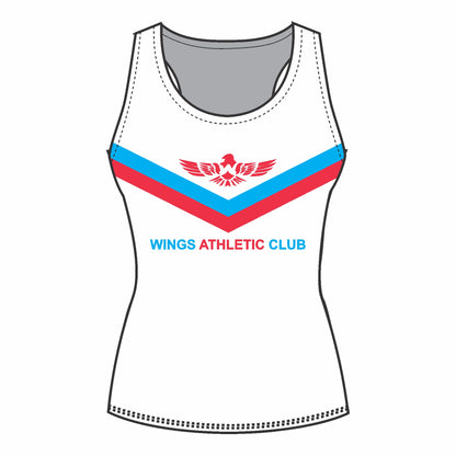 Wings Athletics Club ladies run vest