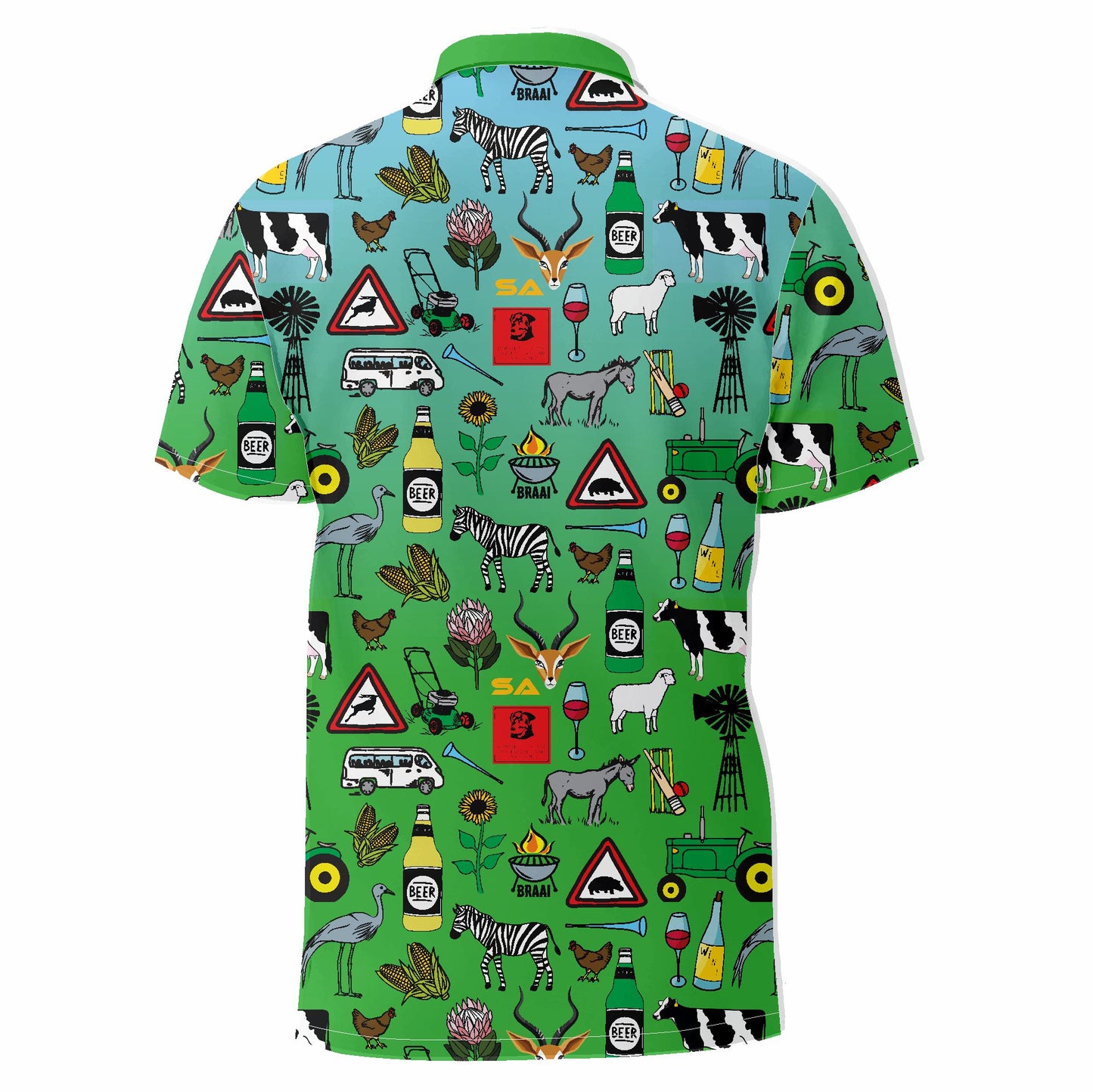 Blue/Green Ombre Iconic Golfer