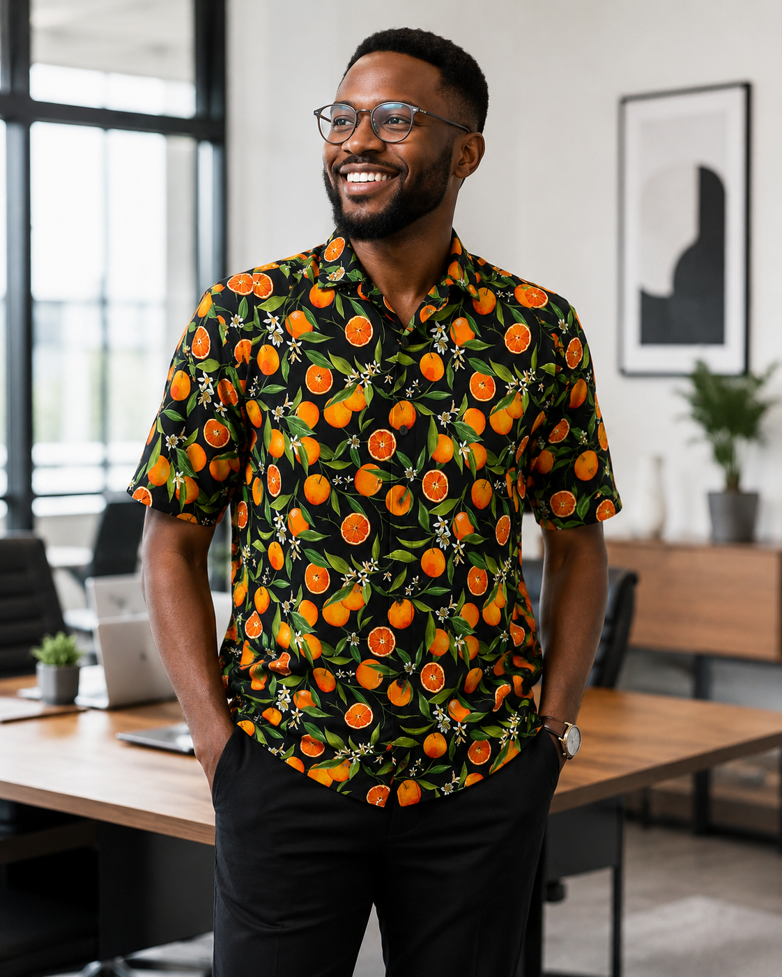 CITRUS BLISS Button up Shirt