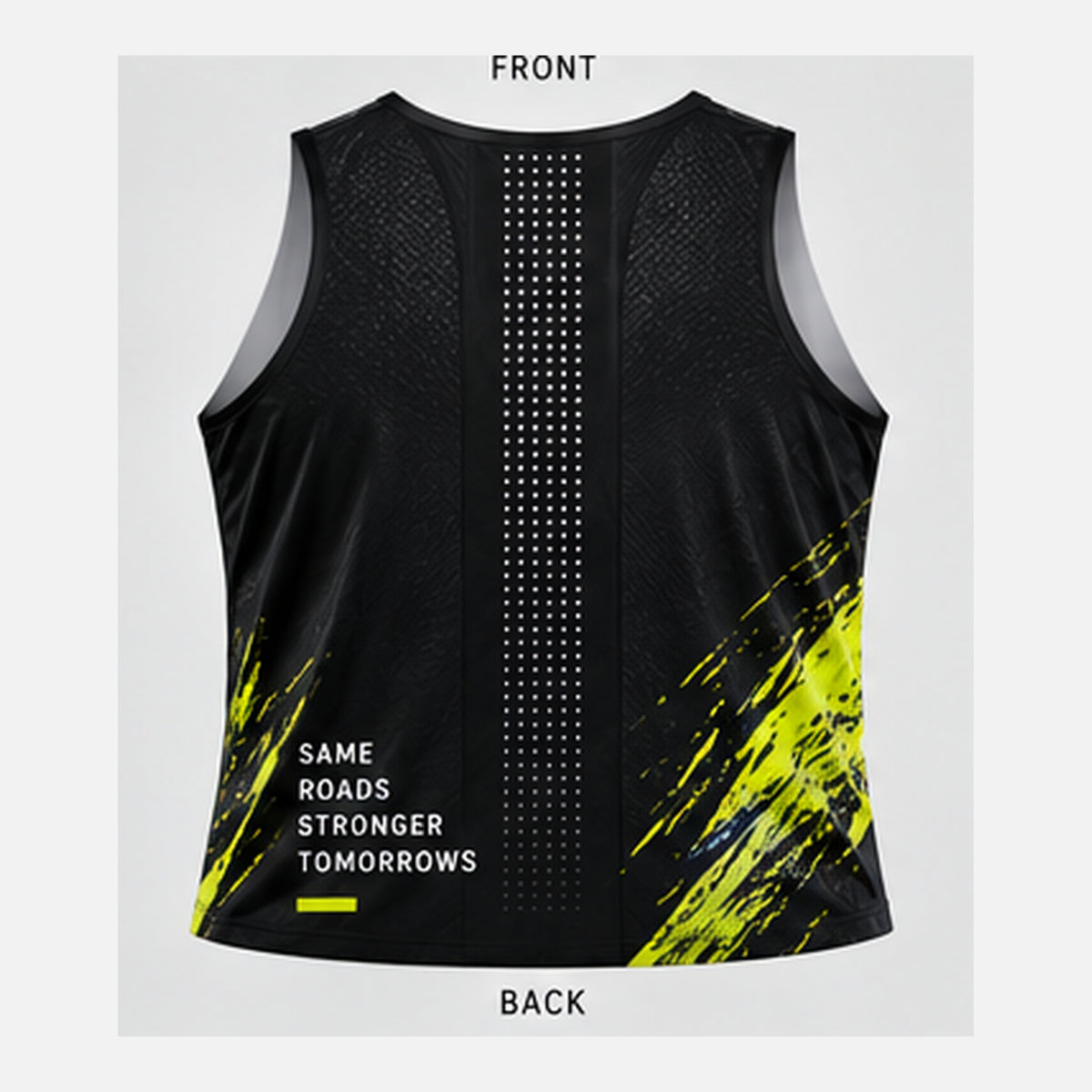 Cuan Walker F#ck Cancer running vest back