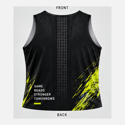 Cuan Walker F#ck Cancer running vest back