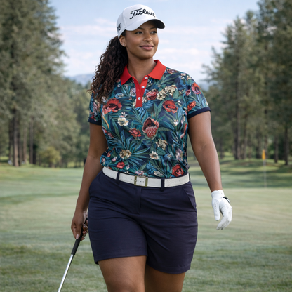 Alpha and Omega Fynbos Ladies Golf Shirt (3233)