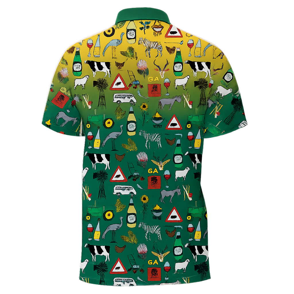 44 Klub Ikoniese Hemp - Groen en Goud (3933)