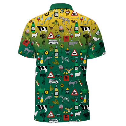 44 Klub Ikoniese Hemp - Groen en Goud (3933)