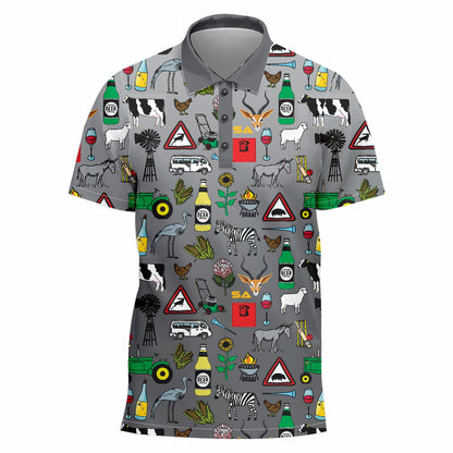 Grey/Sliver Ombre Iconic Golfer