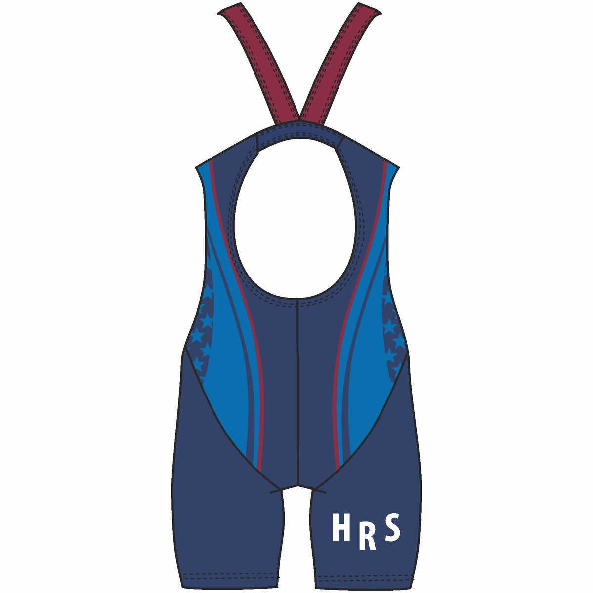 Holy Rosary School kneeskin swimsuit – back view