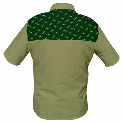 Khaki Koring 44 Klub  - Safari Button Up Shirt