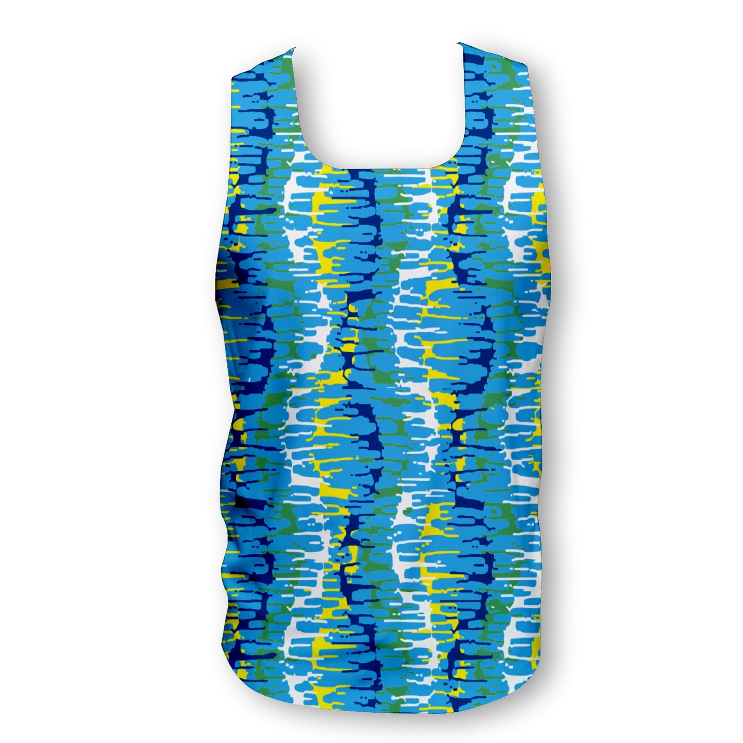 Blue Reflections - Men's Seamless Performance Running Vest