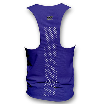 Purple Peacock - Men's Seamless Performance Running Vest