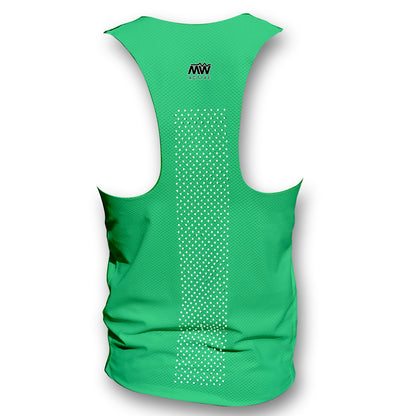 Green Peacock - Men's Seamless Performance Running Vest