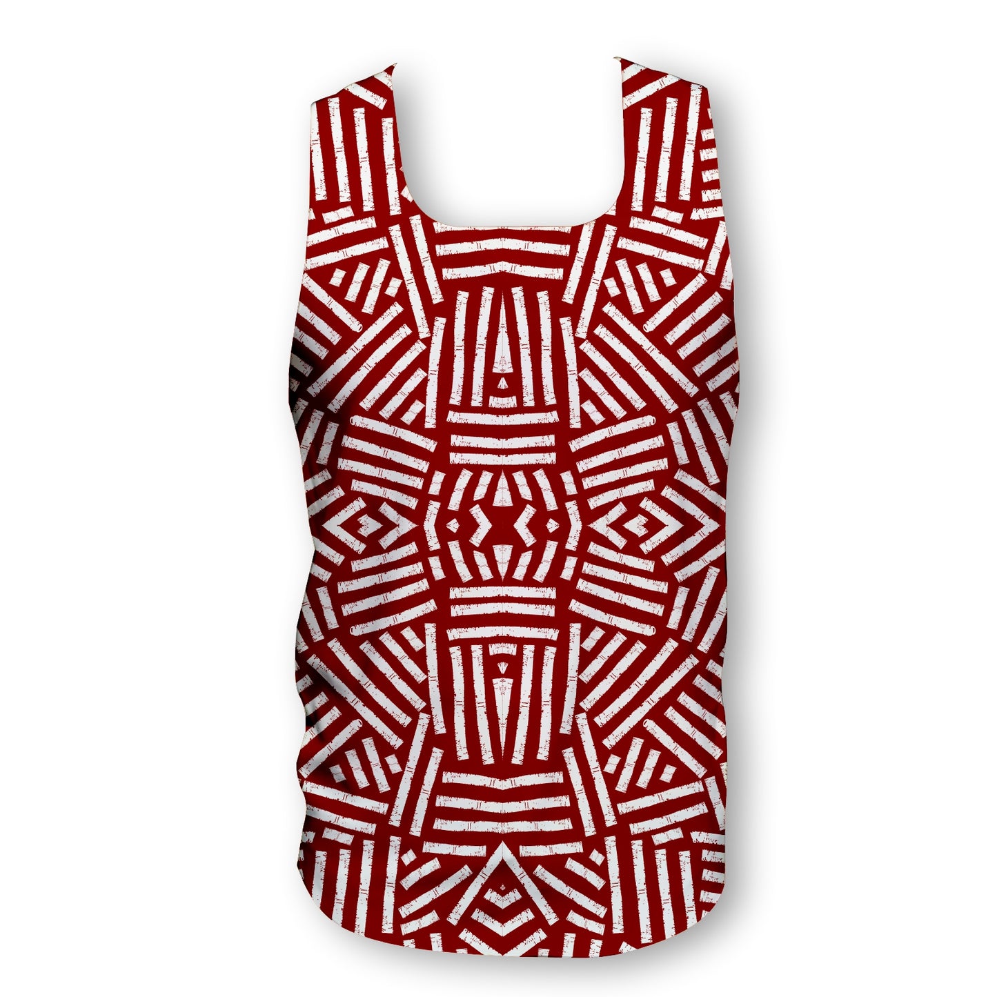 Iconic Red - Men's Seamless Performance Running Vest