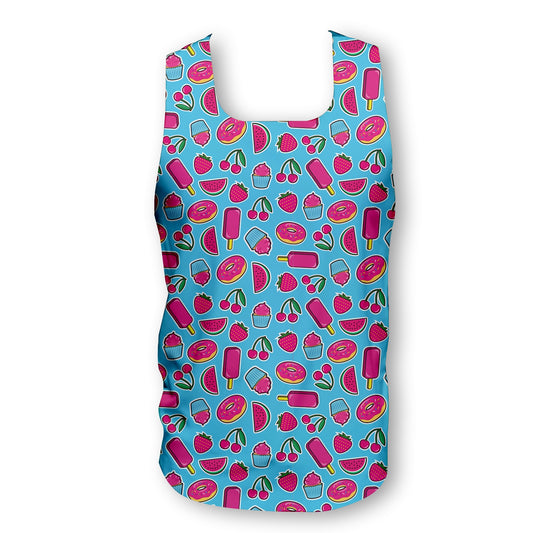 Strawberry Short Cake - Men's Seamless Performance Running Vest
