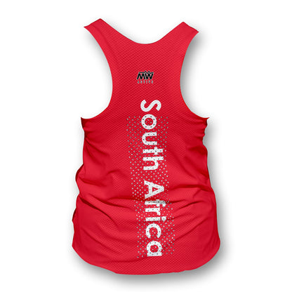 SA Flag - Ladies Seamless Performance Running Vest (2424)