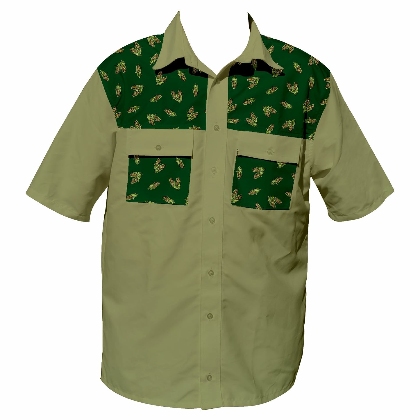 Khaki Gooi Milies 44 Klub  - Safari Button Up Shirt