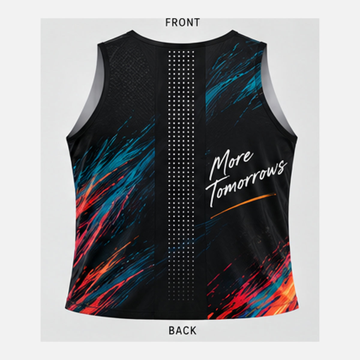 Cuan Walker More Tomorrows running vest back