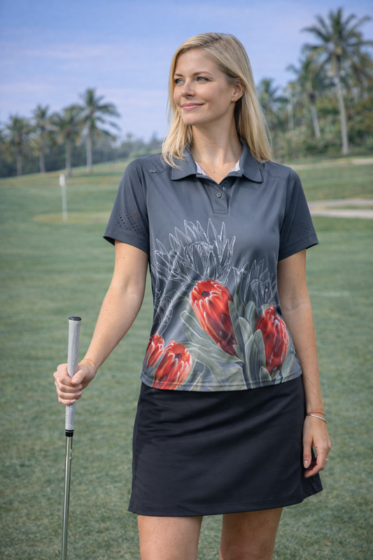 Ladies Technical Golf Polo  -Protea (3200)