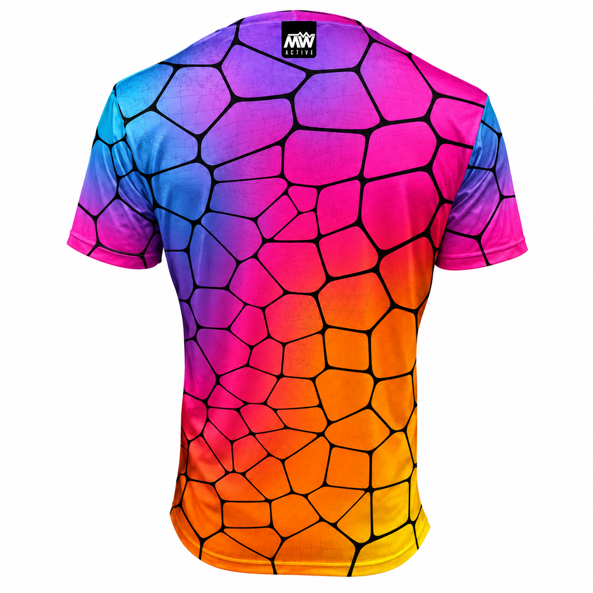 MW Active - Padel, Tennis, Run Dry Active T-Shirt - Stained Glass