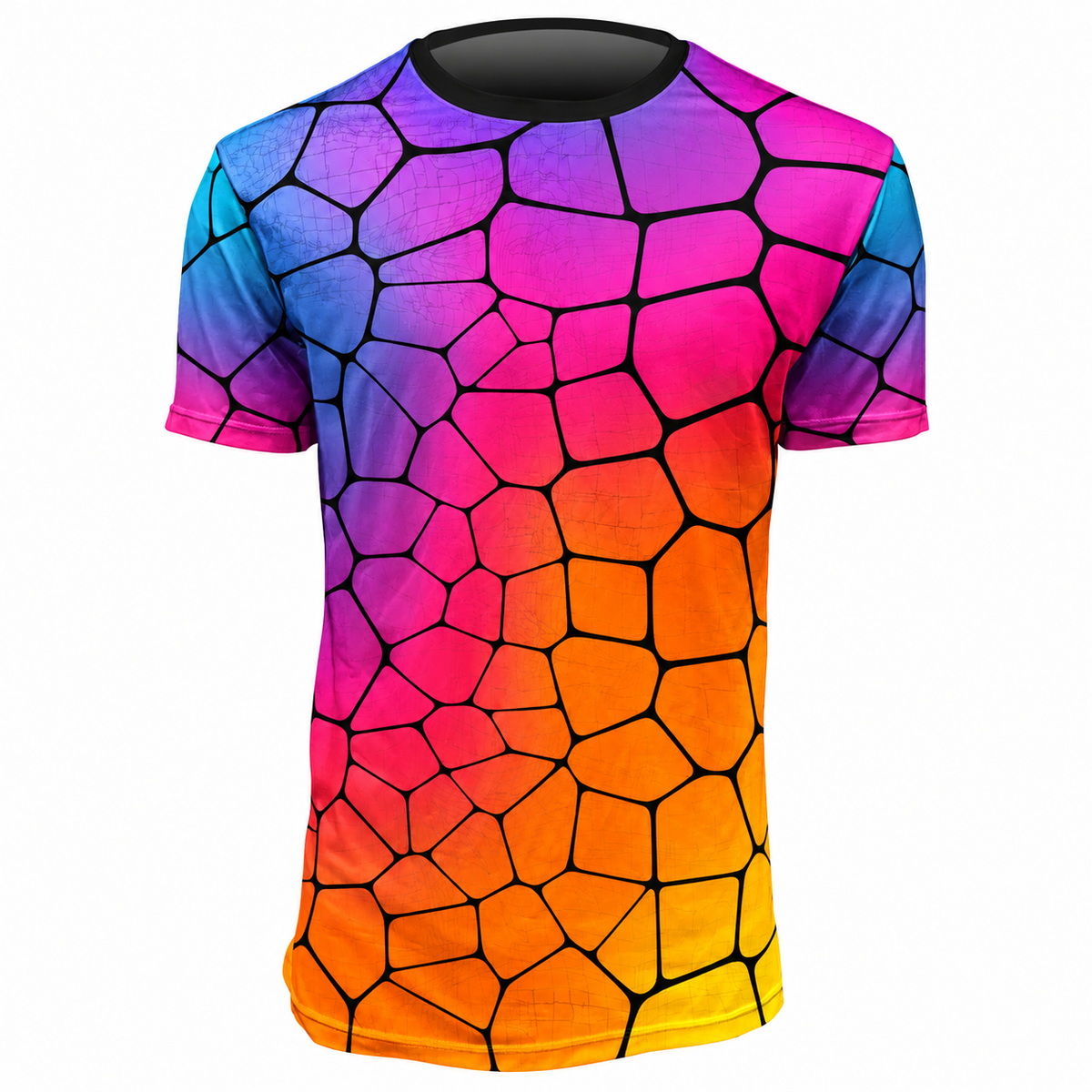 MW Active - Padel, Tennis, Run Dry Active T-Shirt - Stained Glass