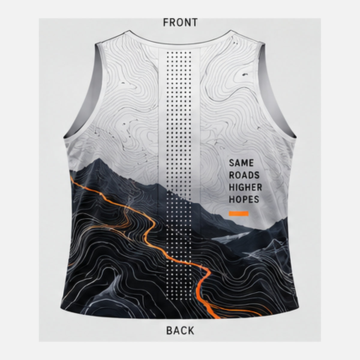 Cuan Walker The Journey Continues running vest back