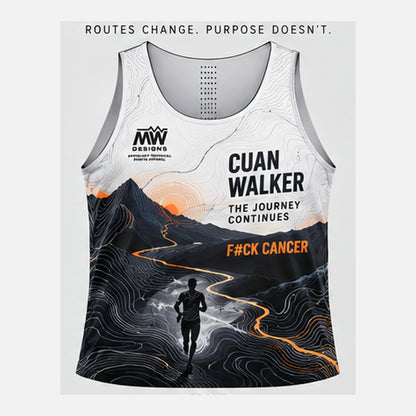 Cuan Walker The Journey Continues running vest front