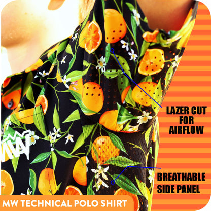 Tropical Technical Golf Shirt (3381)