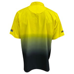 Yellow Ombre Technical Golf Shirt (3433)