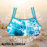 Alpha And Omega The Lord is my Compass  Bikini Top