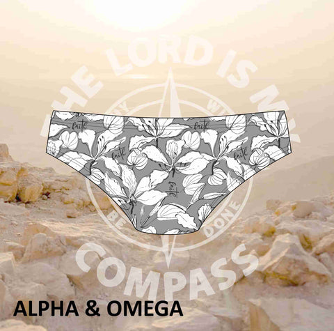 Alpha And Omega Faith Over Fear Bikini Bottom