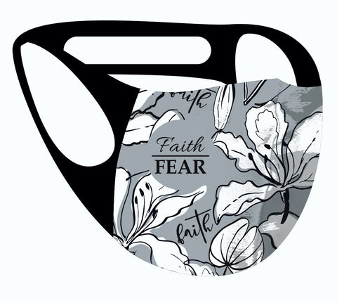 ALPHA & OMEGA Ultimate Comfort Reusable Face Mask Faith Over Fear