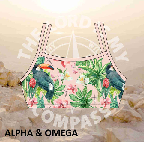 Alpha And Omega Garden of Eden Bikini Top