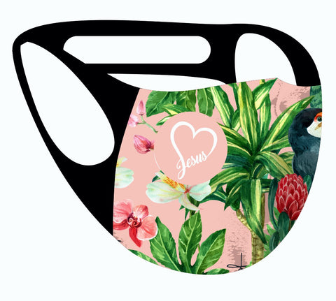 ALPHA & OMEGA Ultimate Comfort Reusable Face Mask Garden of Enden