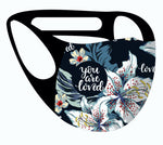 ALPHA & OMEGA Ultimate Comfort Reusable Face Mask Lilly Love