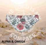 Alpha And Omega Succulent Floral Bikini Bottom