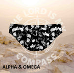 Alpha And Omega Believe Trailing Leaf Bikini Bottom